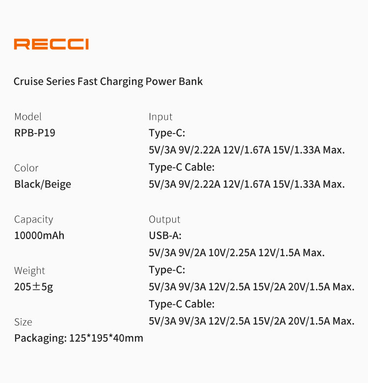 Cruise Series 30W Fast Charging Power Bank