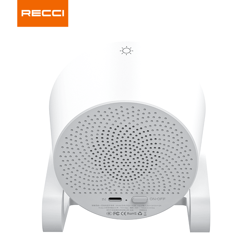 Recci RSK-W28 4IN1 SPEAKER Wireless Fast Charger With Holder - reccimaxco