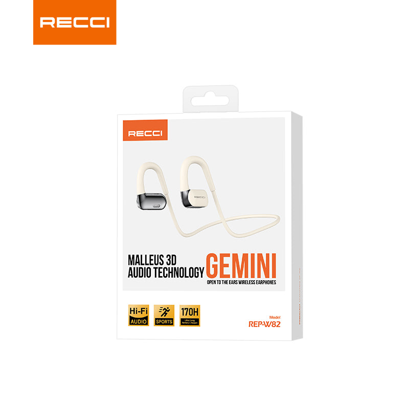 Recci REP-W82 GEMINI Wireless HI-FI Headphones - reccimaxco