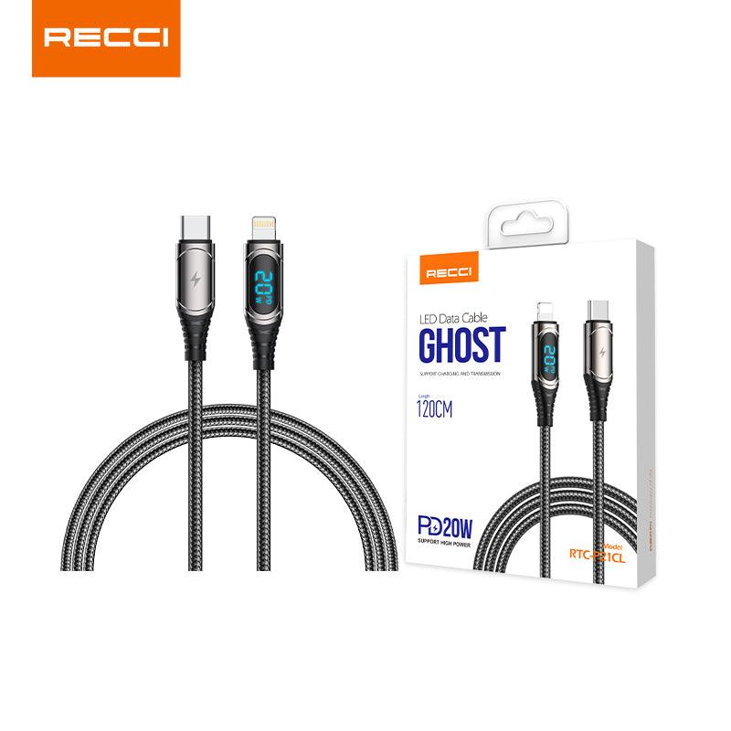 Recci Ghost LED Data Cable（120CM） - reccimaxco