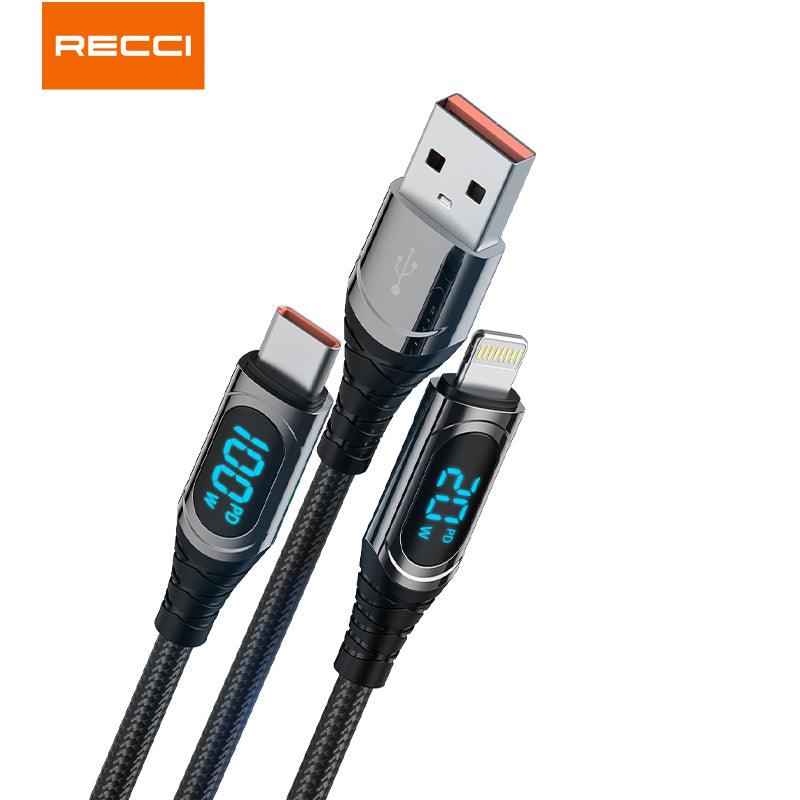 Recci Ghost LED Data Cable（120CM） - reccimaxco