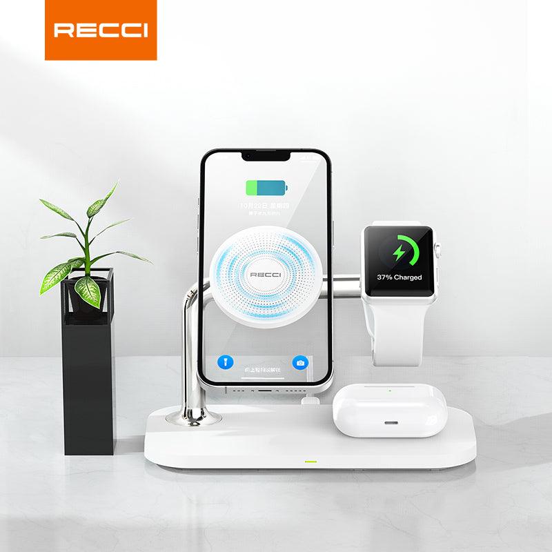 Recci RCW-20 3 in 1Magnetic wireless charger - reccimaxco