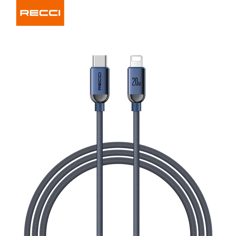 Recci RS09 Crystal PD Fast Charging Data Cable Series - reccimaxco