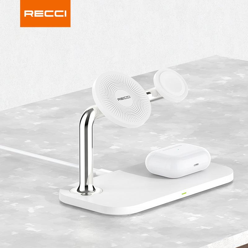 Recci RCW-20 3 in 1Magnetic wireless charger - reccimaxco