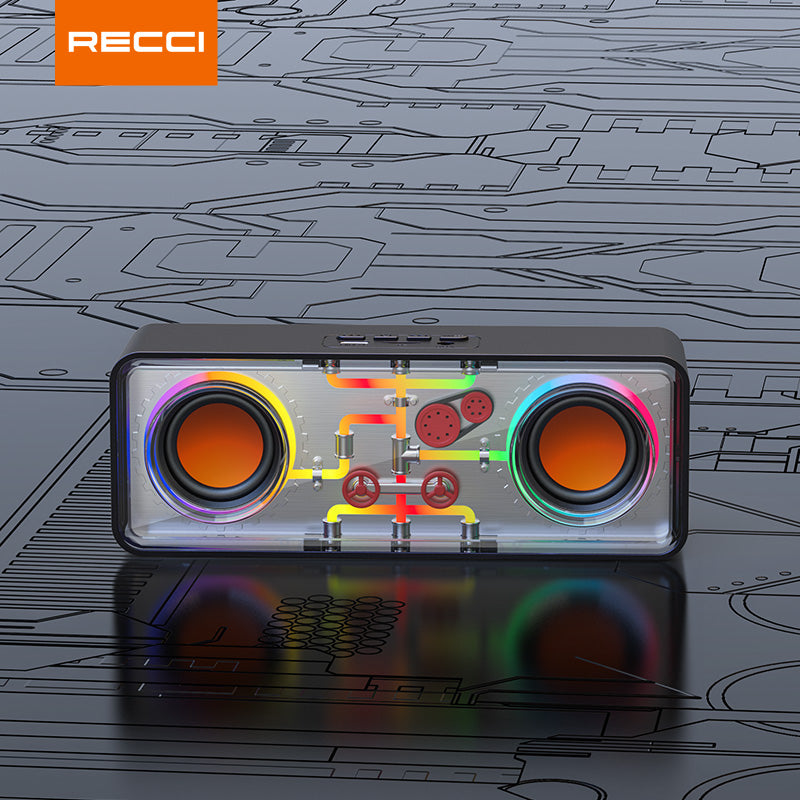 Recci RSK-W38 Space Station Wireless Bluetooth Speaker HIFI - reccimaxco