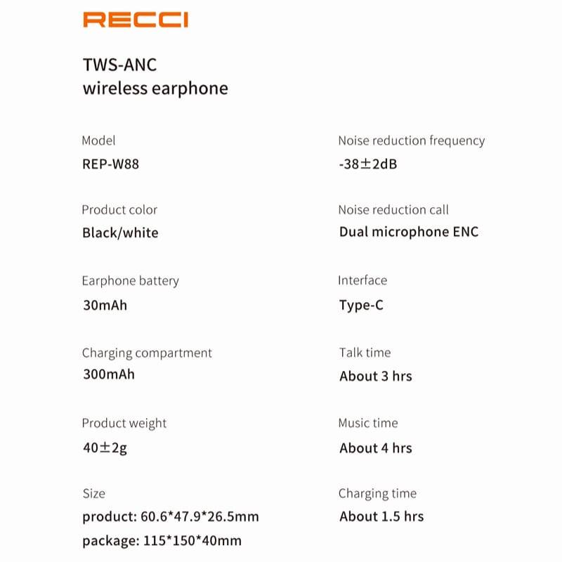 ANC Noise Cancelling Bluetooth Headphones