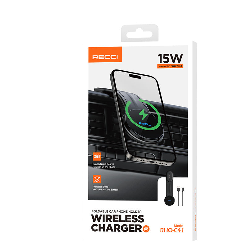 Magnetic Wireless Charging Car Holder