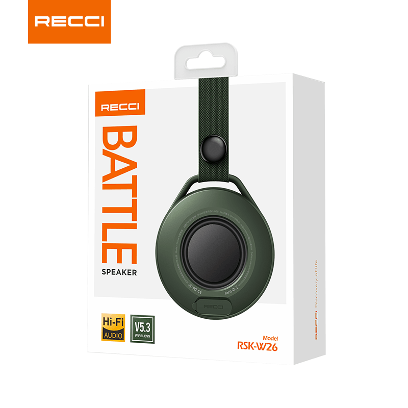 Recci RSK-W26 Battle Bluetooth Wireless Speaker Portable - reccimaxco