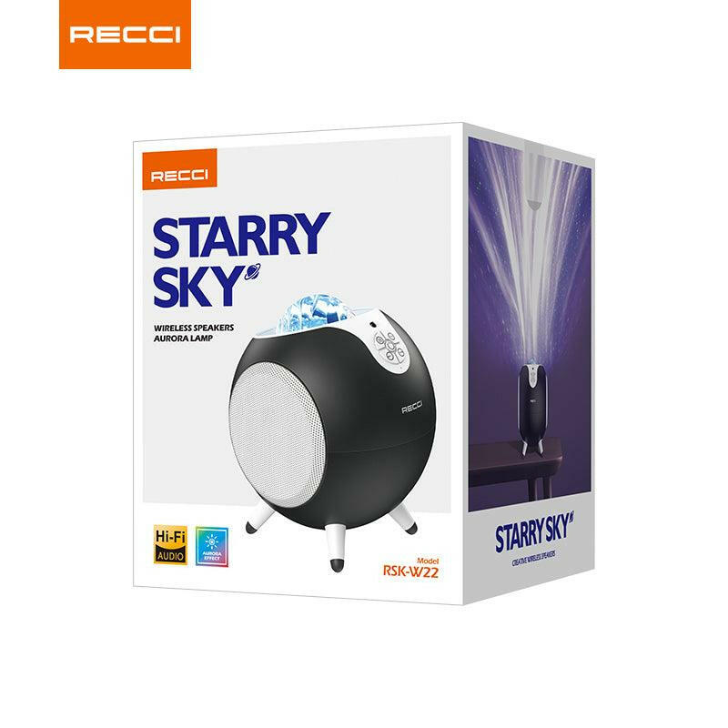 Recci RSK-W22 Starry Sky Creative Wireless Bluebooth Speaker - reccimaxco